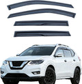 Window Visors for 2014-2020 Nissan Rogue, Outside Mount Tape-On Rain Guards, 4-Piece Set Vent Shade Deflectors