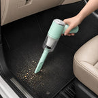 catsMeow Mini Handheld Vacuum Cordless, Lightweight Portable Small Vacuum Cleaner for Car, Desk, Keyboard, Sofa, Drawers and Crumbs, USB Rechargeable with Washable Filter, Mint Green