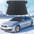 Coverado Windshield Cover for Ice and Snow, Duable 600D Oxford Fabric Waterproof Heavy Duty, Winter Windshield Frost Protector for Most Cars, SUVs, Trucks, Medium (67' x47'')