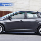 Window Visors Rain Guards Shield for 2012-2018 Ford Focus Sedan & Hatchback, Out-Channel Window Vent Wind Deflectors Visors Shades for 12-18 Focus (Not for Focus RS & ST)