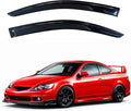 KPY Rain Guards Fit for 2002-2006 Acura RSX, Out-Channel Window Visors Vent Wind Deflectors 2PC, Car Accessories for 02-06 Acura RSX