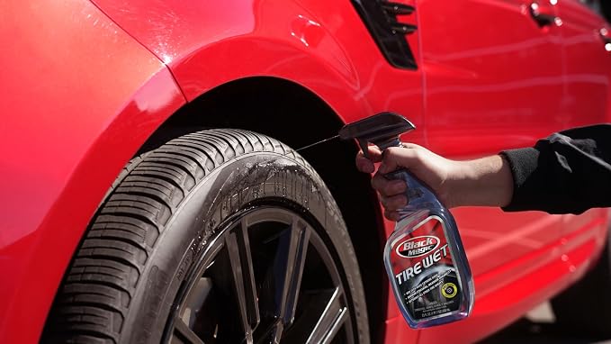 120217 Tire Wet, 23oz (Pack of 2) - Specially Formulated Tire Shine Applicator Cleaner to Keep Them Looking Wet, Black, and Glossy with One Quick Spray – Long-Lasting Protection for Tires | Specially Formulated Tire Shine Applicator Cleaner...