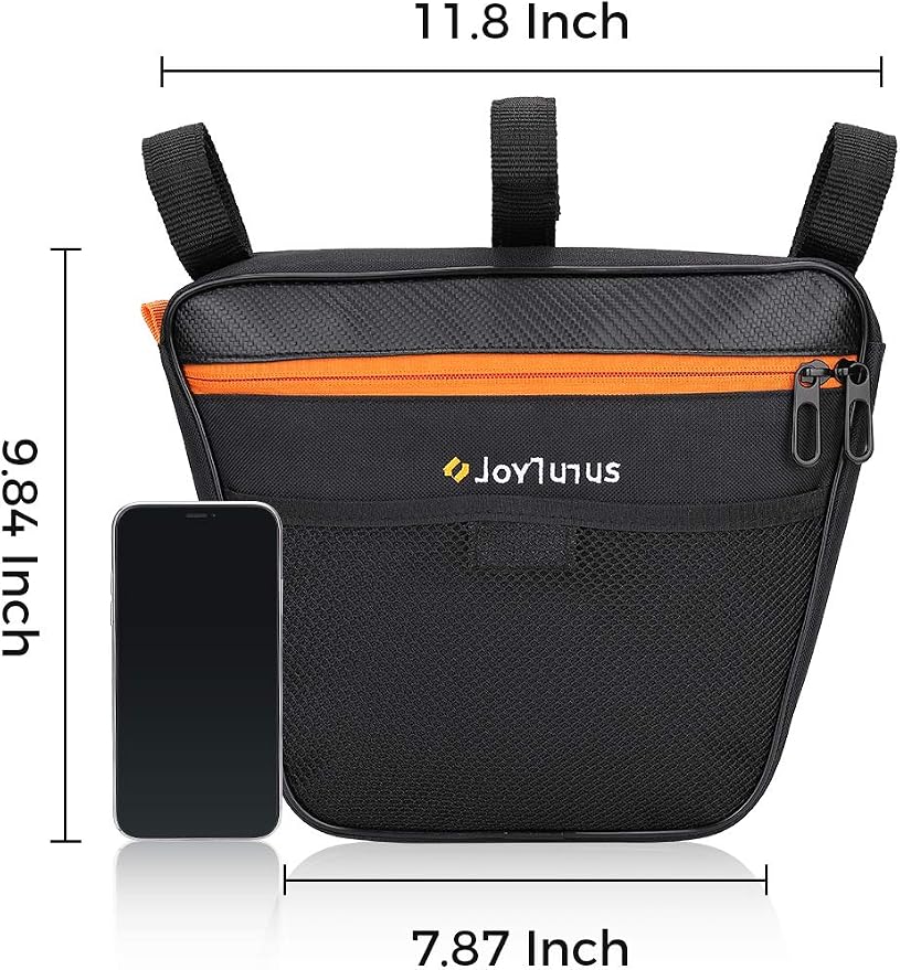 Passenger Grab Handle Storage Bag, Phone Holder Storage Organizer Bag, Multi-Purpose Pouch Organizer Bag Compatible with Wrangler CJ YJ TJ JK JL 1965 to 2026 & JT Gladiator 2020 to 2026 UTV