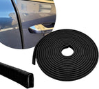 16.4Ft(5M) Car Door Edge Guards, Car Door Protector, U Shape Edge Trim Rubber Anti-Collision Seal Protector, No Glue Required Auto Entry Guard Seal Strips Fit for Trucks SUVs Sedans (Black)