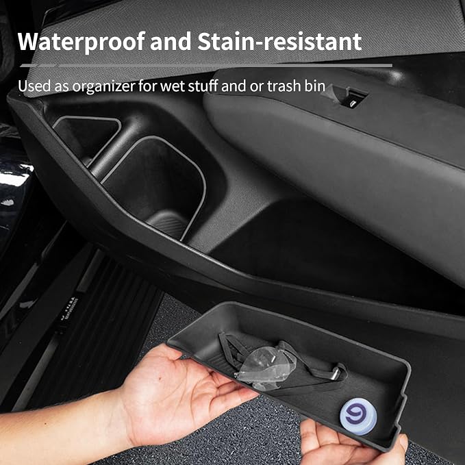 10PCS TPE Car Door Organizer Tray for BMW X3 G45 2025 2026 | TPE Door Organizer Pocket Liners for X3 2025 2026, Front Rear Door Insert Tray Organizer Slot Storage