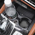 Mandark 2PCS Car Cup Holder Coasters, 2.75 Inch Non-Slip Insert Water Bottle Holder Pads, Dustproof Automotive Interior Accessories Mat, Universal for Vehicles, Trucks, RVs and More(Gray)