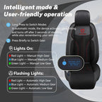 Cooling Car Seat Cushion Front Seat,12V&24V Cooling Seat Cover for Cars with 10 Fans,Cooled Seat Cover for Car SUV Truck Universal Fit (Black)