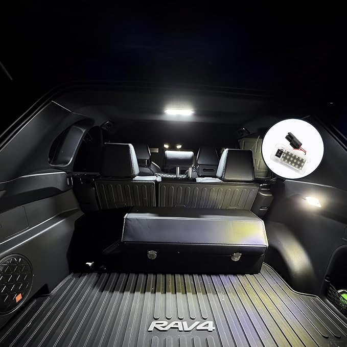 LED Luggage Compartment Light Fits for Toyota RAV4,Trunk Ceiling Lights Lamps,Decorative Atmosphere Lamp,Interior Replacement LED Lights Lamps,Car Accessories (for Toyota RAV4 2019-2021)