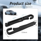 2PCS 3 in 1 Car Seat Gap Filler Organizer with Emergency Hammer,Upgraded Car Seat Gap Plug with Storage Slot & Cars Hook,Versatile in Between Cars Seats Catcher for Gaps Blocking