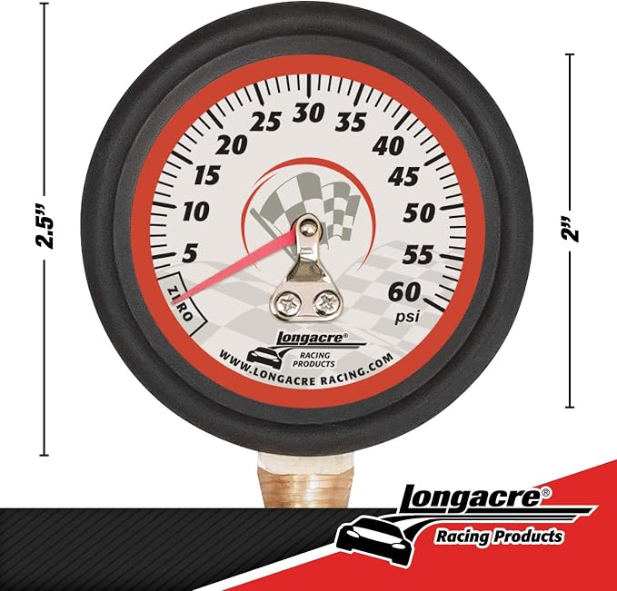 52-52004 0-60 PSI Tire Pressure Gauge, 2 Inch