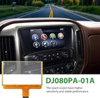DJ080PA-01A Touch Screen Digitizer Replacement (8''), Compatible with Chevy gmc, 2014-2019 Sierra Suburban Acadia Terrain Yukon Canyon, Silverado Tahoe Colorado, Mylink Touchscreen Radio Navigation