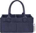 Mr. Pen- Baby Diaper Caddy Organizer, Navy Blue | Nursery Storage Bin and Car Organizer for Diapers and Baby Wipes
