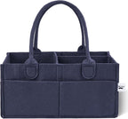 Mr. Pen- Baby Diaper Caddy Organizer, Navy Blue | Nursery Storage Bin and Car Organizer for Diapers and Baby Wipes