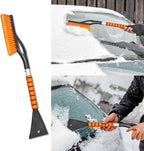 Snow Brush and Ice Scrapers for Car Windshield, Car Scraper Snow Clearing Brush, 2-in-1 Detachable Snow Removal Tool with Ergonomic Foam Grip Winter Accessories for Cars, Trucks, SUVs