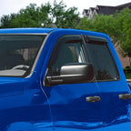 Goodyear Shatterproof Window Deflectors for Trucks Dodge Ram 1500 2009-2018 Quad Cab, Tape-on Rain Guards, Window Visors, Vent Deflector Visor, Truck Accessories, 4 pcs. - GY008701
