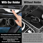 Sunglasses Holder for Car Sun Visor – Soft Vehicle Interior Glasses Organizer Box Accessories,Protective Automotive Eyeglasses Storage Case Hanger,Universal for SUV Sedan Truck (Gray)
