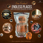 Wonder Wafers 75 Count Air Fresheners Individually Wrapped, New Leather Fragrance