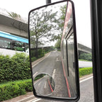 2PCS Large Stick-on Convex Blind Spot Mirror, 3.75" HD Glass Big Round Convex Rear View Mirror, Strong Adhesive for Car, Van, SUV and Trucks (3-3/4"(95mm), Frameless)