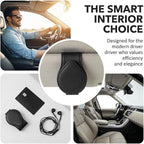 Car Visor Sunglasses Holder, Magnetic Vehicle Sun Visor Eyeglasses Hanger Ticket Card Holder Clip, Auto Interior Sunvisor Glasses Mounter Organizer, Universal for Vehicles (Black)