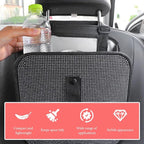 Car Foldable Trash Can, Bling Rhinestone Oxford Garbage Container Hanging Waterproof Organizer, Mini Crystal Dustbin Waste Basket Leakproof Trash Bin for Car Office Kitchen (White)