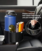 Cup Holder Expander, Expandable Insert Extender, Adapt Most Regular Cup Holder for Car 18-40oz (3.4-3.8 Inch), Hydro-Flask, Yeti, Nalgene (16 40 Oz) Large Water Bottles
