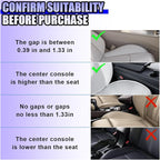YoRise Car Seat Gap Filler, Multifunctional Car Seat Organizer, Phone Holder Between Seats & Console, Automotive Storage Box Accessories for Keys, Sunglasses, Cards, Phones (Red)