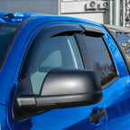 Goodyear Shatterproof Window Deflectors for Toyota Tundra 2007-2021 Double Cab, Tape-on Rain Guards, Window Visors, Vent Deflector Visor, Car Accessories, 4 pcs. - GY008930