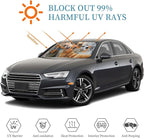 Windshield Sun Shade Funny Cat Car Front Window Sunshade Cover for Truck SUV Blocks UV Rays Automotive Visor Interior Protector 55 x 30 inch