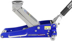 Floor Jack,Heavy Duty Hydraulic Floor Jack, Low Profile Aluminum and Steel Racing Floor Jacks w/2 Piston Quick Lift Pump, Lifting 3.5"-14" 1.5 Ton(3,000 lb) Capacity Blue