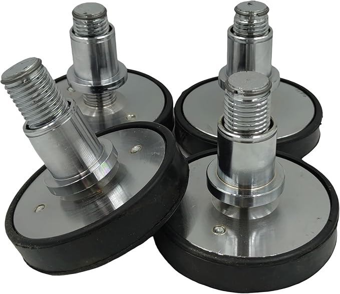 4pc 35mm Car Lift Pad Rubber Tray Heightening Feet Plus High Leg Pads Shaft Diameter