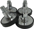 4pc 35mm Car Lift Pad Rubber Tray Heightening Feet Plus High Leg Pads Shaft Diameter