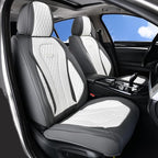 Coverado Seat Covers, Car Seat Covers Front Seats, Car Seat Cover, Waterproof Car Seat Covers, Car Seat Cushion, Front Car Seat Covers Leatherette Car Seat Protector Universal Fit Most Cars White