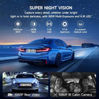 CarPlay Screen for Car Tablet Android Auto Smart Screen for Car, 4K Dash Cam Portable Car Play with 3 Channel Camera,10.26” Wireless Display with FM Radio Stereo Bluetooth 5.2, 32GB TF Card Black
