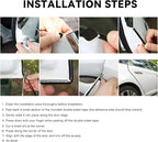 16.4Ft(5M) Car Door Edge Protector, Anti-Collision Auto Door Protective Strip U Shape Edge Trim, Self-Adhesive Automotive Doors Entry Guard Seal Protector for Most Vehicles (Clear)