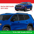 Goodyear Shatterproof in-Channel Window Deflectors for GMC Acadia 2024-2026, Rain Guards, Window Visors for Cars, Vent Deflector, Car Accessories, 4 pcs - GY008133
