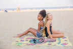 Kids Beach Towel - 100% Cotton Super Soft Absorbent Bath Towel, 28" x 58" Inch Lightweight for Travel, Official Licensed Product, Yellow - Lilo and Stitch