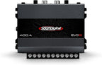 400X4 Car & Motorcycles Full Range Amplifier 4 Channels 400 Watts RMS 4 Ohm - Compact Size - Professional Super Sound Quality