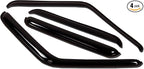 WV-887 Outside Mount Window Visor Deflector Rain Guard Dark Smoke 4 Pcs