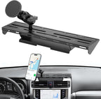 Metal Dashboard Phone Holder: Fits Toyota 4Runner 2010–2024 - Magnetic Dashboard Phone Mount - 2 Installation Ways with Adhesive & Screw Mount