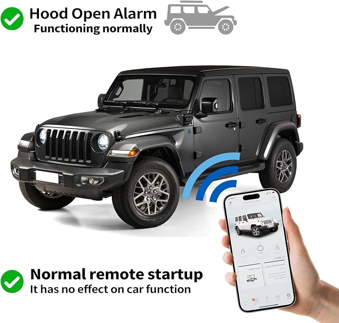 Auto Start Stop Eliminator for Jeep Wrangler JL 2018 2019 2020 2021 2022 2023 2024 2025 2026 Gladiator JT 2020-2026 Auto Stop Eliminator Engine Auto Start Disable/Plug Play Car Accessories