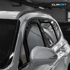 in-Channel Incredibly Durable Rain Guards for Hyundai Santa Fe 2019-2023, Original Window Deflectors, Vent Window Visors, Vent Deflector, 4 pcs. - 619481