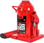 25 tons / 55115 lbs Lifting Automotive Welded Hydraulic Bottle Jack for Repair Vehicle, Pickup, Truck, w/Manual Handle, Red,TOOLS-00363