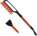 27" Snow Brush & Ice Scraper for Car Windshield, Detachable Snow Scrapers with Foam Grip for Cars, Trucks, SUVs