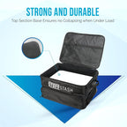 Golf Trunk Organizer for Car – Rigid, Won’t Collapse | Ventilated Shoe Compartment, Adjustable Dividers & Mesh Pockets | Golf Gift for Men & Women | Premium Car Trunk Storage Organizer