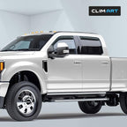 in-Channel Incredibly Durable Rain Guards Compatible with F250 to F550 Super Duty 2017-2022 Crew Cab, Original Window Deflectors, Vent Window Visors, Vent Deflector, 4 pcs.- 617198
