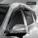 in-Channel Incredibly Durable Rain Guards for Honda CR-V (CRV) 2017-2022, Original Window Deflectors, Vent Deflector, Vent Window Visors, Dark Smoke Car Accessories, 4 pcs - 617450