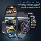 Dash Cam 2.5K Front and Rear with 64GB Card, Car Dashboard Camera with WiFi GPS, 3.39" IPS Screen, WDR Night Vision, Loop Recording, G-Sensor, 160 Wide Angle - Easy Setup for Daily Commuters