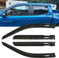 4pcs Original Shatterproof Window Wind Deflectors for 23-26 Colorado/Canyon | Tape-on Rain Guard Sets,Window Visors for Cars,Vent Deflector for 2023-2026 Colorado/Canyon Crew Cab 94218