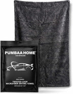 24"x36" Twisted-Loop Car Drying Towel, 1300GSM, Microfiber Towels for Cars, Zero Scratch, Streak Free, Ultra Absorbent, Lint Free, Car Detailing Kit for Car, Truck, SUV - One Pass Technology