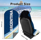 Car Seat Cover Towel, Universal Fit Front Seat 57 x 30 Inch Non Slip Soft Waterproof Absorbent instantly Sweat Protector, for Gym Workout, Swimming, Beach, Soccer, Pet travel (Argentina Soccer Style)